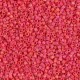 Miyuki delica beads 15/0 - Matted opaque cranberry ab DBS-873